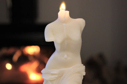 Venus De Milo Goddess Sculpture Candle