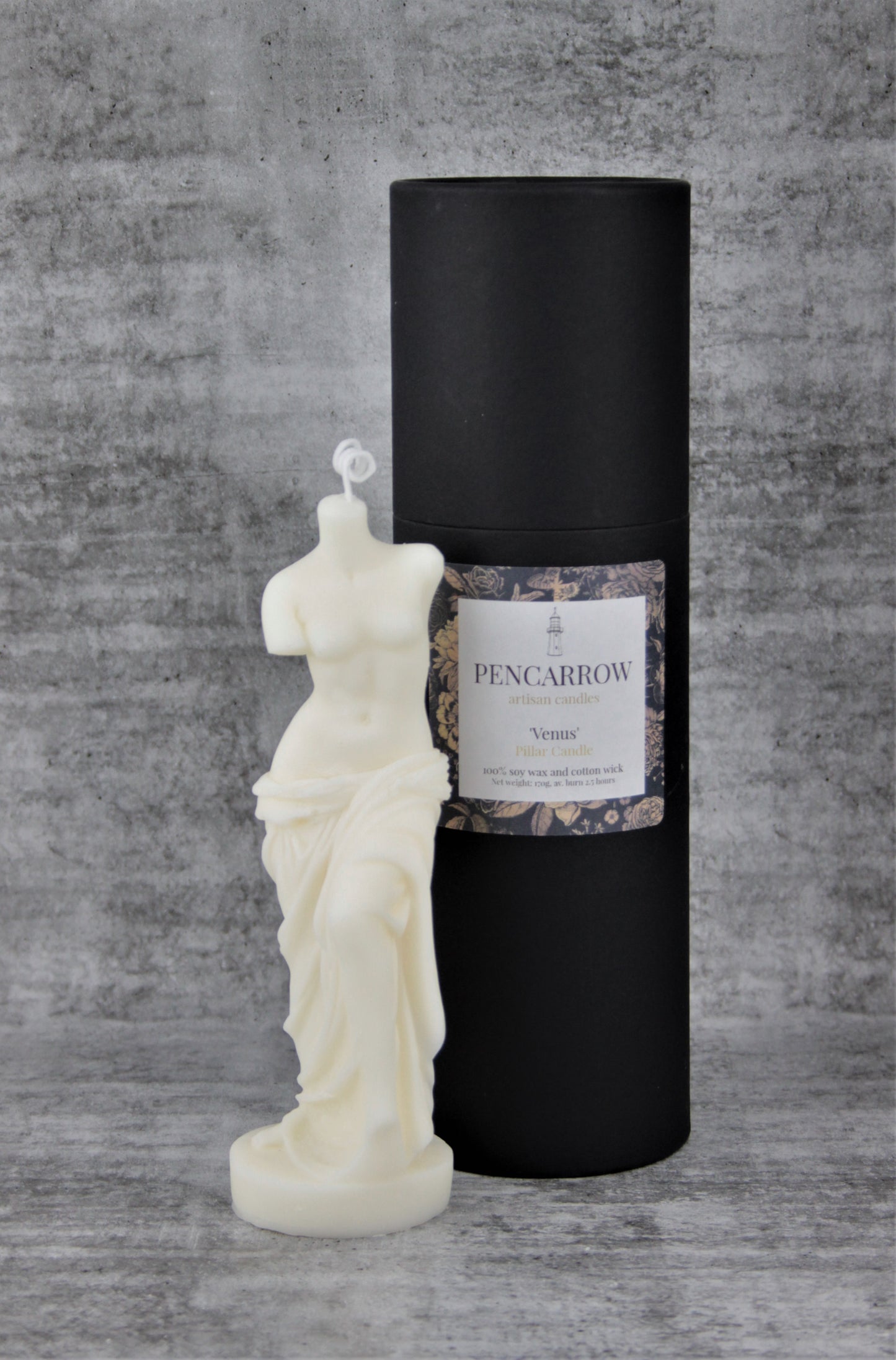 Venus De Milo Goddess Sculpture Candle